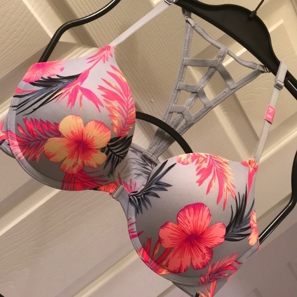 💖Victoria Secrets PINK DATE Push-Up Racerback Bra - Picture 2 of 4